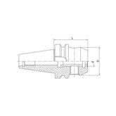 End Mill Holder with Coolant Channels BT50-SLA06-63K~20-100K - Makotools Industrial Supply Tools for Metal Cutting